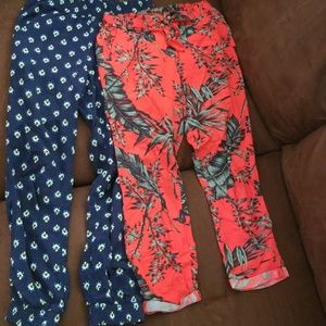 2 gap flowy pants